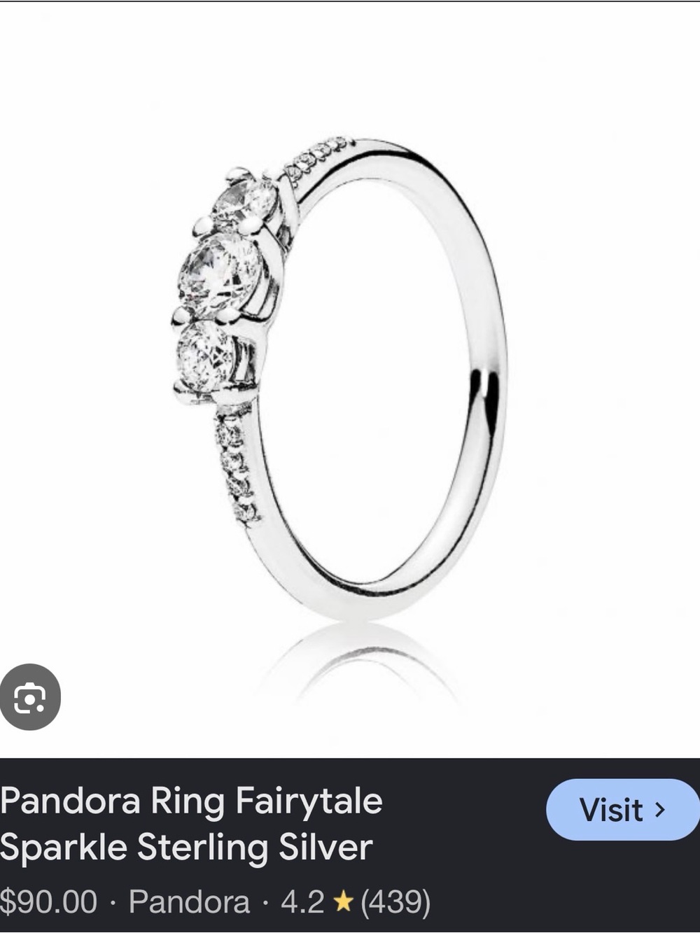 Pandora Fairytale Sparkle Ring | US 6